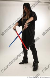 10 2018 01 ANGELIA STANDING POSE WITH LIGHTSABERS